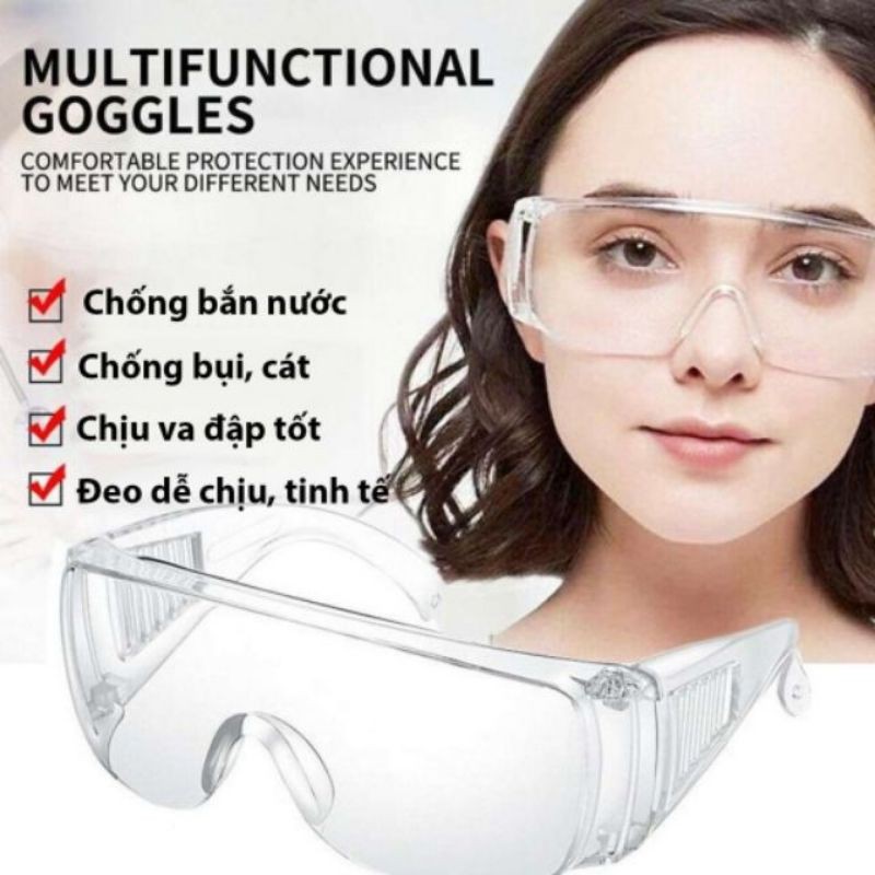 MẮT KÍNH BẢO VỆ MẮT NHẬT BẢN, KÍNH BẢO HỘ PHÒNG CHỐNG TIA UV GIỌT BẮN BỤI SƯƠNG MÙ