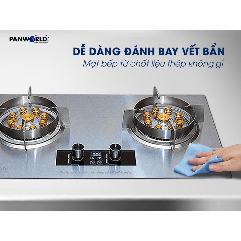 Bếp ga âm dương Panworld PW-1422 Thái Lan | 9 đầu đốt hẹn giờ | bảo hành 24 tháng - Bếp gas