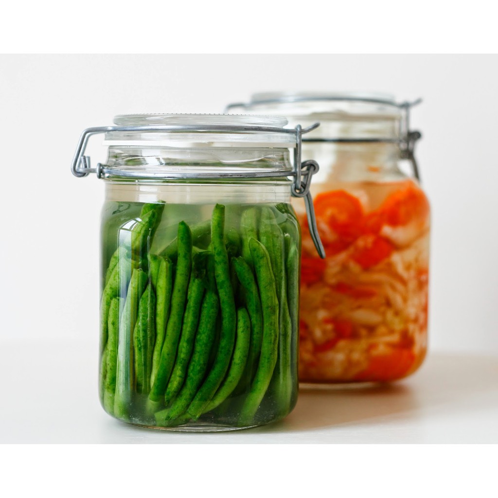 Hũ thủy tinh nắp cài kín hơi Fido