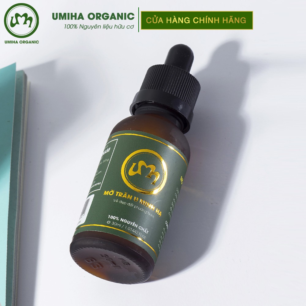 Mỡ trăn làm lành vết rạn da sau sinh và các vùng trên cơ thể U Minh Hạ 10/30ml nguyên chất UMIHA ORGANIC