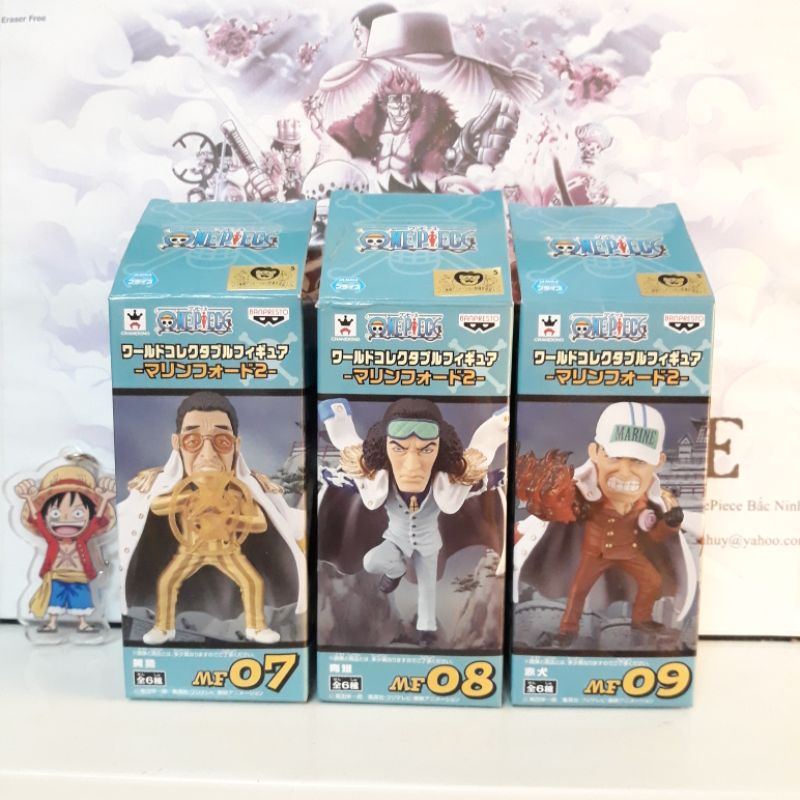 Mô Hình WCF Chính Hãng  3 Đô Đốc Hải Quân OnePiece