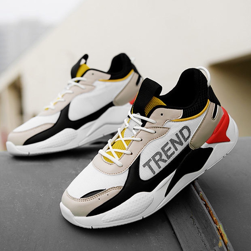 Giày sneaker chạy bộ IELGY trọng lượng nhẹ thoáng khí thời trang cho nam