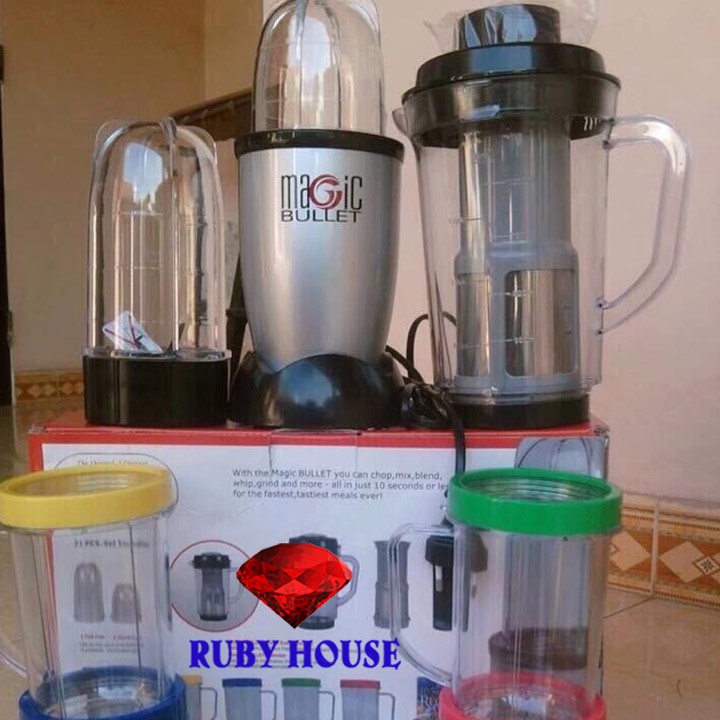 Máy xay đa năng Magic Bullet CHÍNH HÃNG 21 chi tiết, Máy xay cao cấp 2020-Ruby House