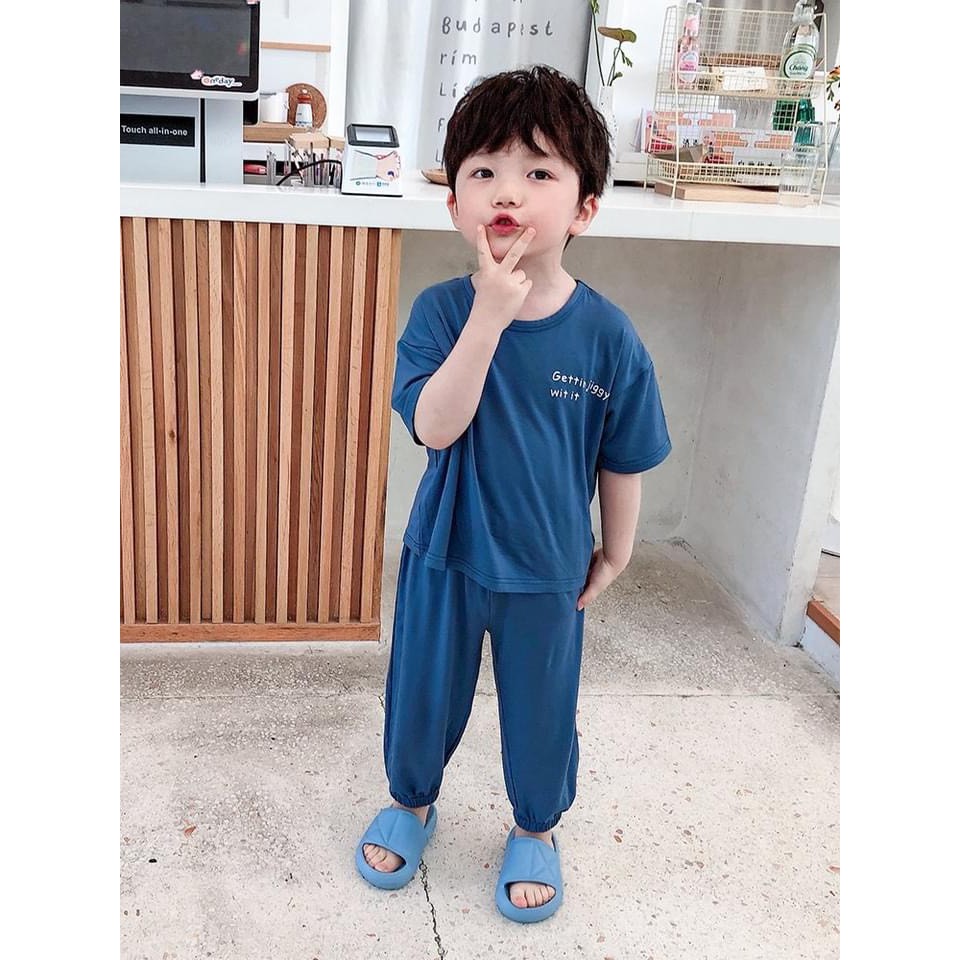 Đồ bộ cho bé trai bé gái trẻ em mặc nhà alibaba [Mẫu hot] quần áo trẻ em bộ đồ ngủ alibaba pijama mùa hè cho bé trai gái