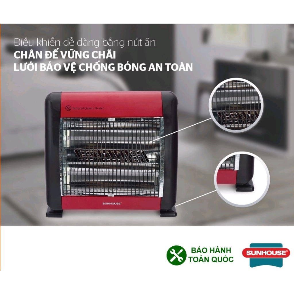 [BẢO HÀNH 12 THÁNG] Máy sưởi sunhouse SHD7013, tốc độ làm ấm nhanh, tỏa nhiệt đều.