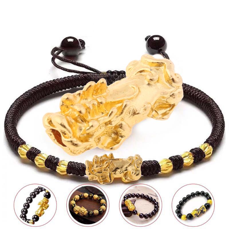 Set 10 Hạt Cườm Xỏ Lỗ Xỏ Dây May Mắn