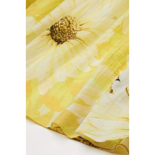 Set váy nữ hoa vàng hm auth