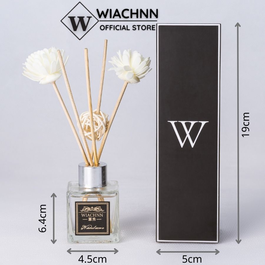 Tinh Dầu Thơm Phòng WIACHNN Que Gỗ Tự Khuếch Tán Khử Mùi Không Khí 50ml