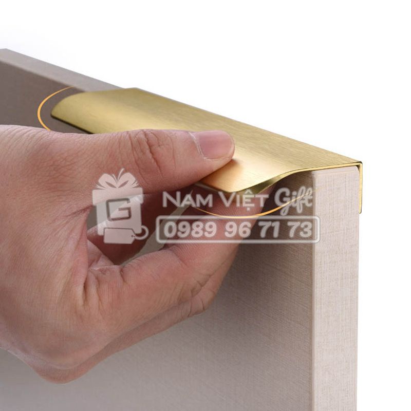 Tay Nắm Cửa Tủ Nhôm Mạ Kim Cao Cấp Sang Trọng Dễ Lắp Đặt