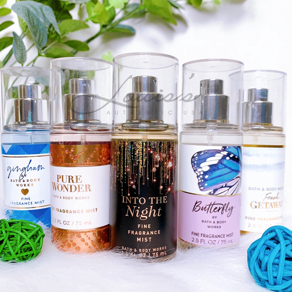 Body mist  INTO THE NIGHT | JAPANESE | VANILLA | DREAM - Xịt thơm Bath & Body Works Mỹ