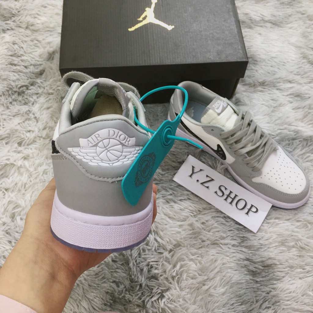 Giày Sneaker 🚚FREESHIP🚚 Giày Thể Thaor JD Cổ Thấp Xám Nam Nữ | BigBuy360 - bigbuy360.vn