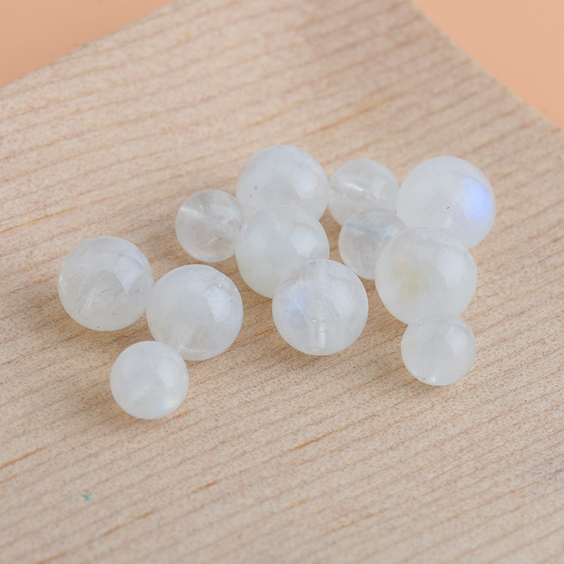 Hạt đá mặt trăng moonstone dùng làm sản phẩm handmade DIY