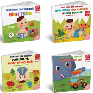 Sách - Ehon Nhận biết - Chơi cùng các hình khối (Dành cho bé 1 - 6 tuổi)
