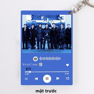 Móc khóa spotify BTS ( 2 mặt khác nhau)