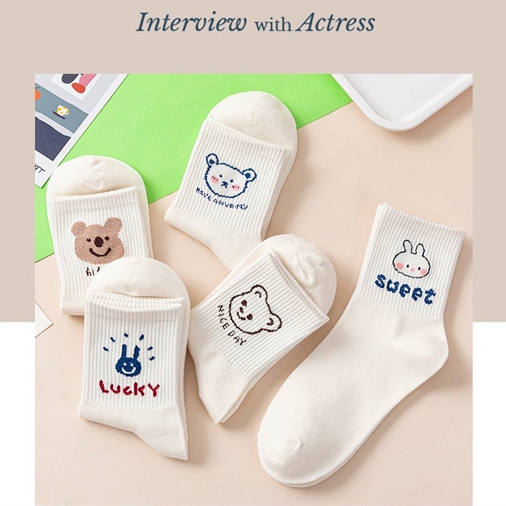 Vớ Cổ Cao Thoáng Khí Thấm Hút Mồ Hôi In Chữ Thời Trang Cho Nam Và Nữ