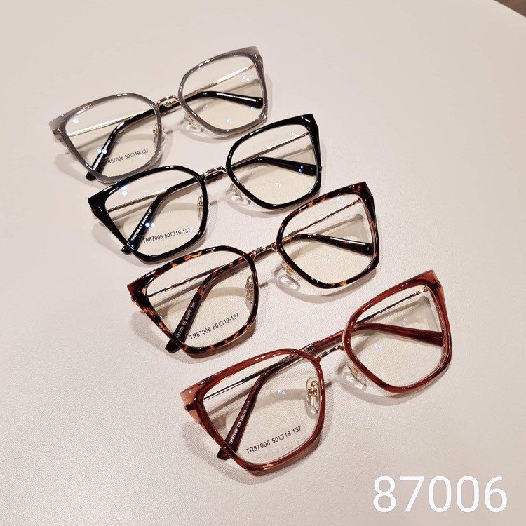 Kính cận thời trang, gọng kính cận form to 8L7006B