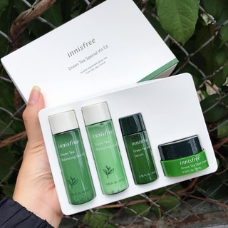 MẪU MỚI - BỘ KIT TRÀ XANH INNISFREE GREEN TEA SPECIAL KIT EX
