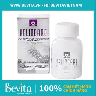 Viên uống trắng da Heliocare Purewhite Radiance Max 240 60 viên