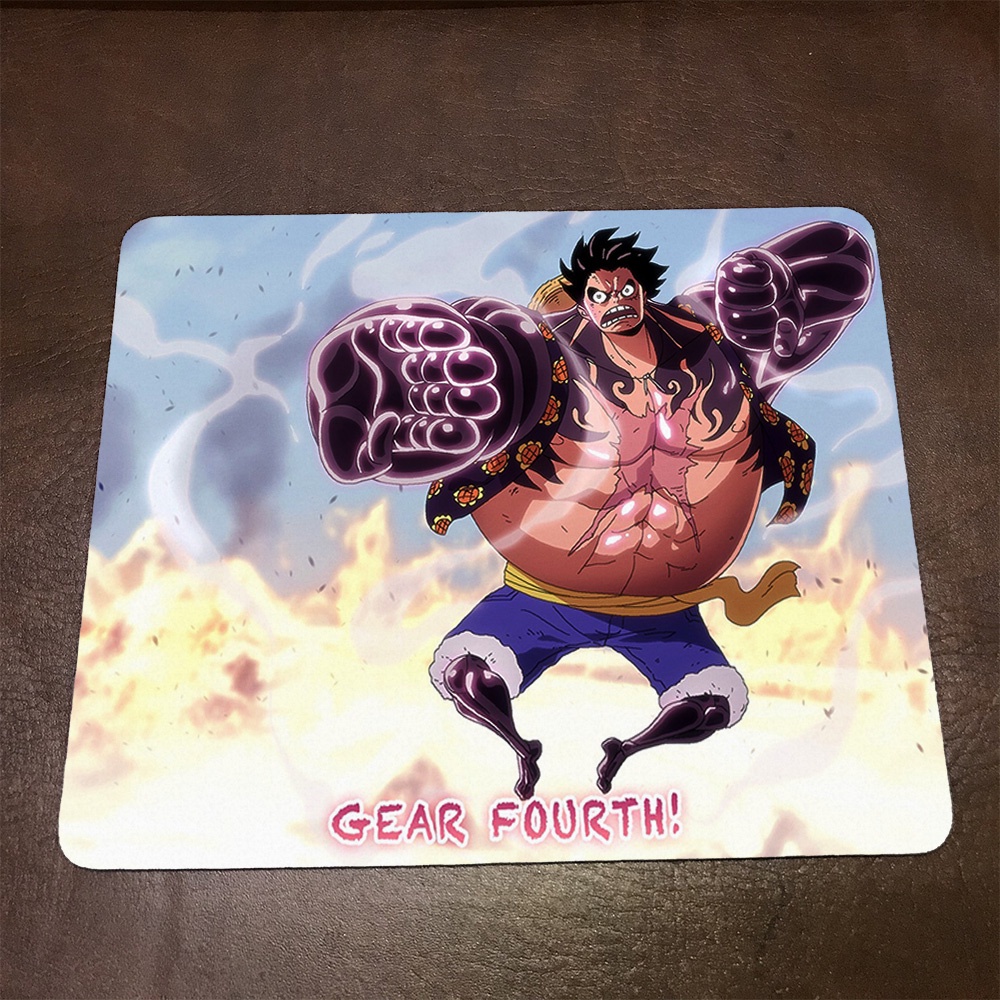 Lót chuột máy tính Anime one piece wallpaper 8 Mousepad cao su êm ái. Nhận in theo yêu cầu