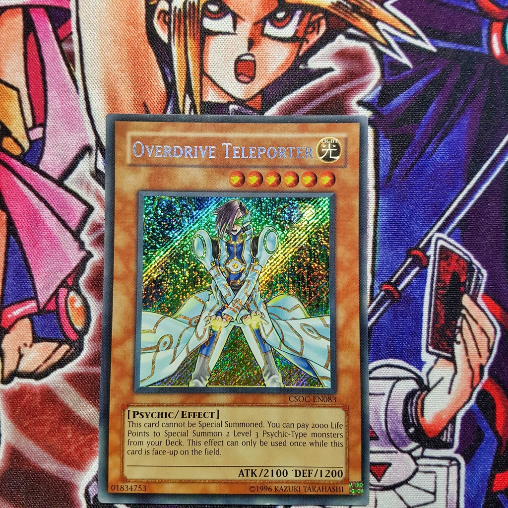 Thẻ bài Yugioh chính hãng | Overdrive Teleporter | CSOC Secret Rare