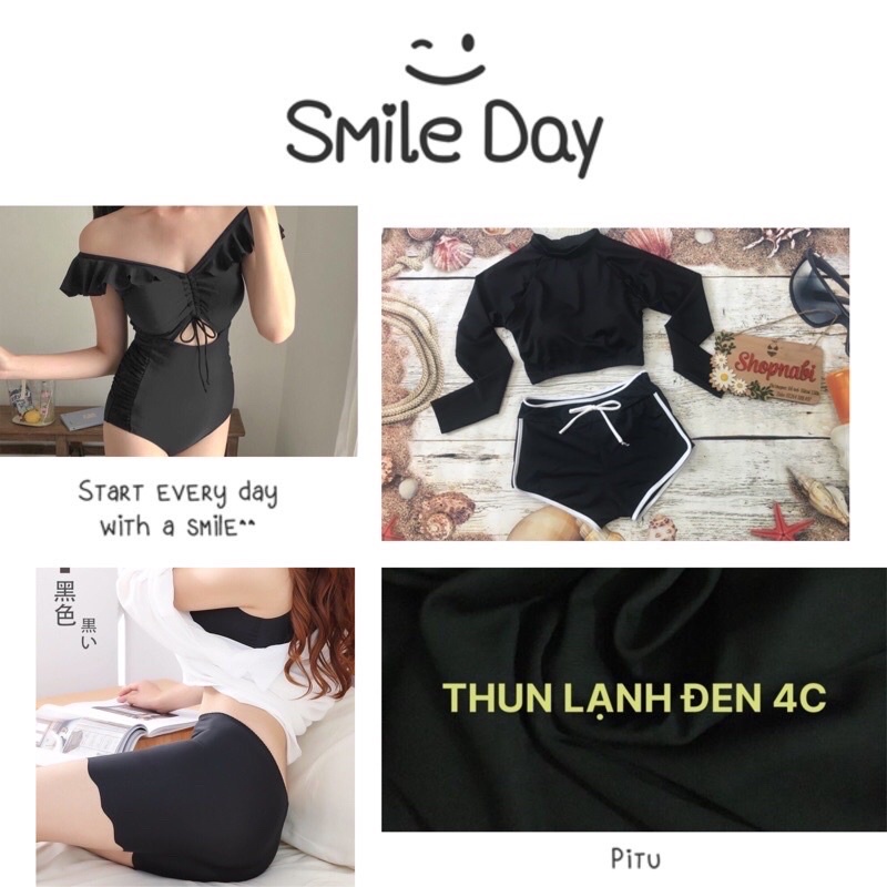 VẢI THUN LẠNH ĐEN GIÃN 4c (KHỔ 1M6) MAY ĐỒ BƠI, ĐỒ TẬP, ÁO BODY... - Sơn Lương Shop Hà Nội