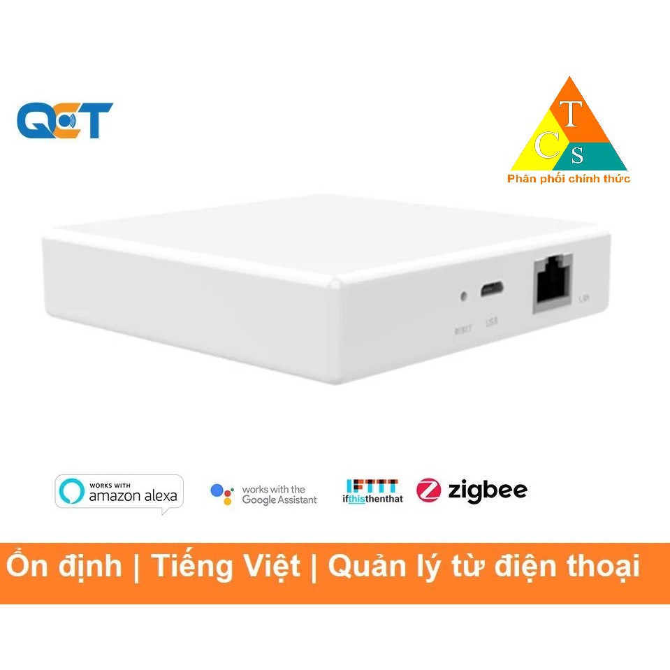 Bộ điều khiển trung tâm Homekit gateway zigbee QCT