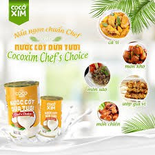 NƯỚC CỐT DỪA TƯƠI CHEF CHOICE COCOXIM (160ML-400ml)