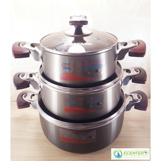 Bộ 3 nồi anod Sunhouse SH8831