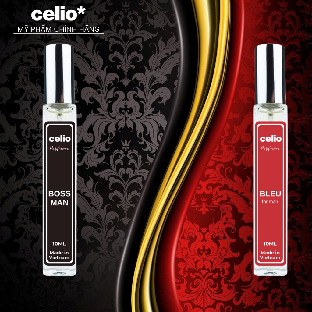 Nước Hoa Nam CELIO Boss Man 10ml Dạng Xịt Thơm Body Hương Nam Tính Quyến Rũ Bí Ẩn