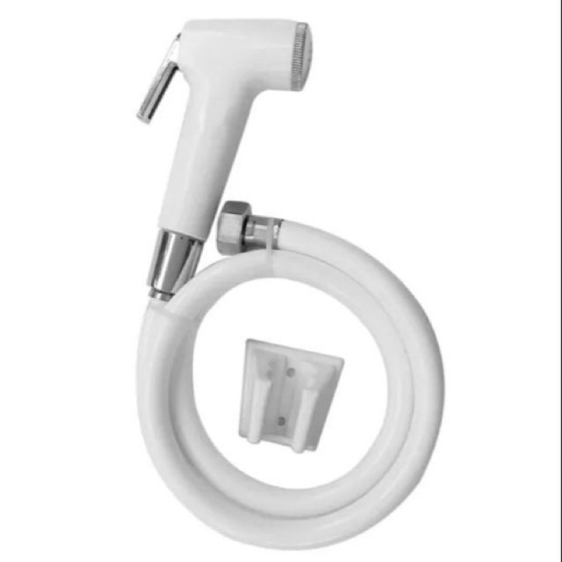 Bộ xịt vệ sinh nhựa trắng giá đại lý (đầu xịt nhựa 18.000d - bộ xịt 58.000d)