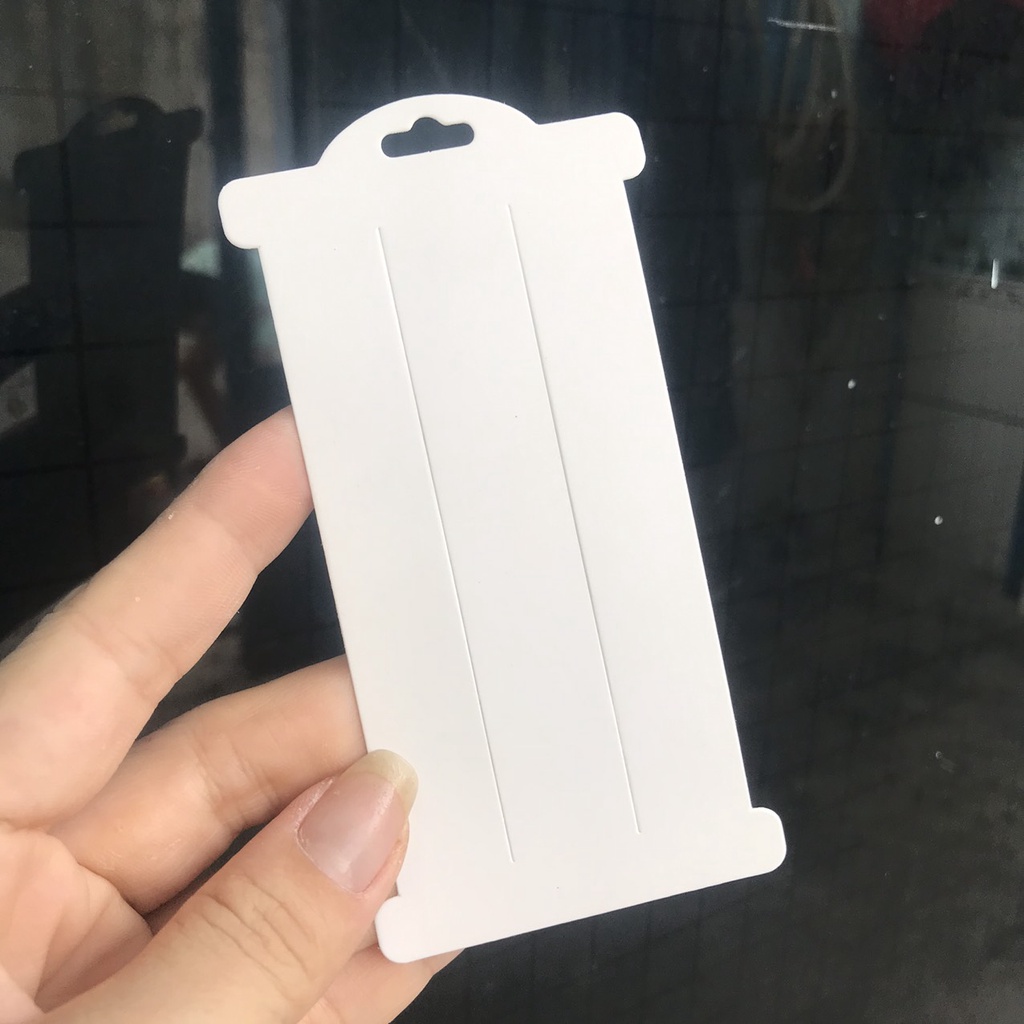 100 bìa gắn kẹp tóc, kẹp xoắn, kẹp đính ngọc size 6x11cm