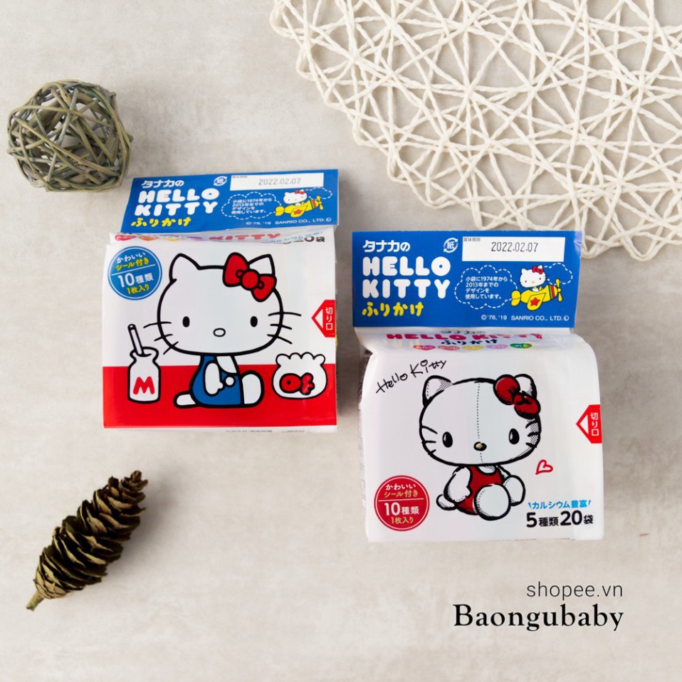 Gia Vị Rắc Cơm 6 Vị Nhật Bản / Hello kitty Cho Bé Ăn Dặm [mẫu mới]