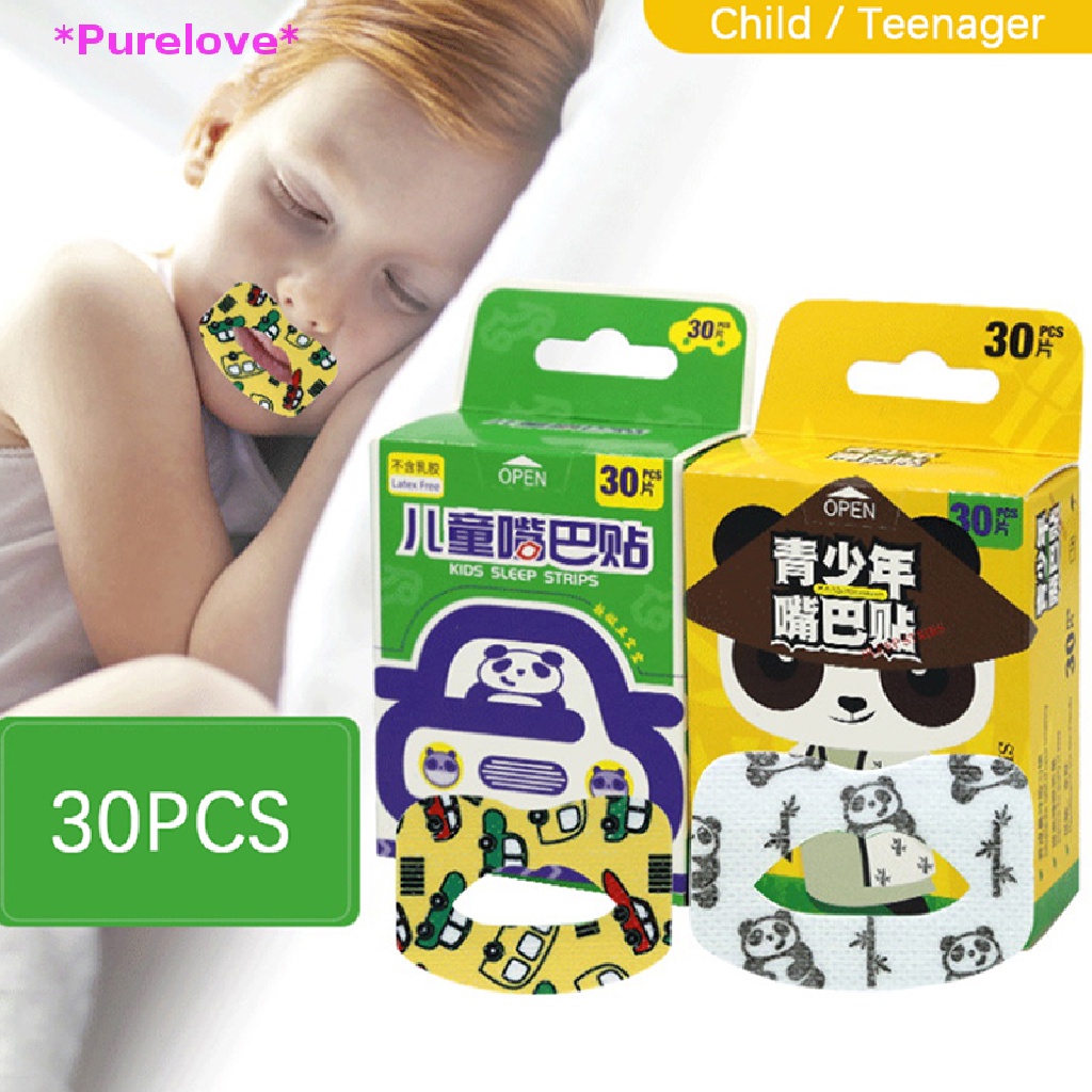 Set 30 Miếng Dán Chỉnh Sửa Miệng Khi Ngủ Tiện Dụng Mới