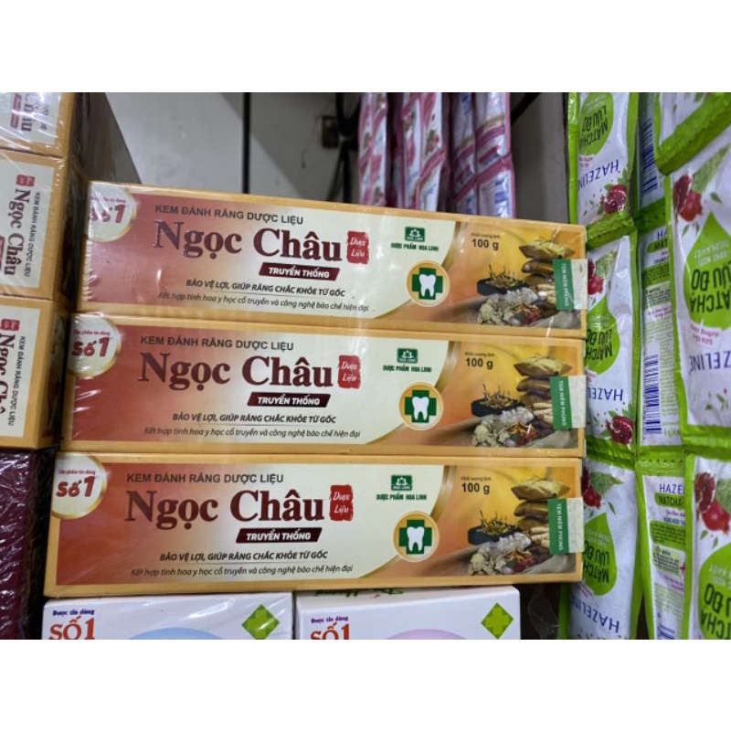 Kem đánh răng dược liệu Ngọc Châu 100g