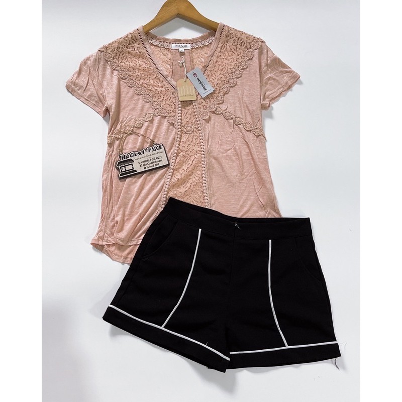 Áo Thun Phối Ren Dư Xịn