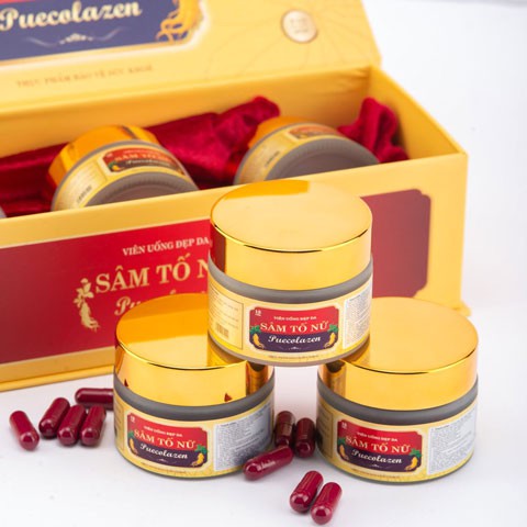 1 lọ dùng thử Sâm Tố Nữ Puecolazen (Collagen) Kohinoor