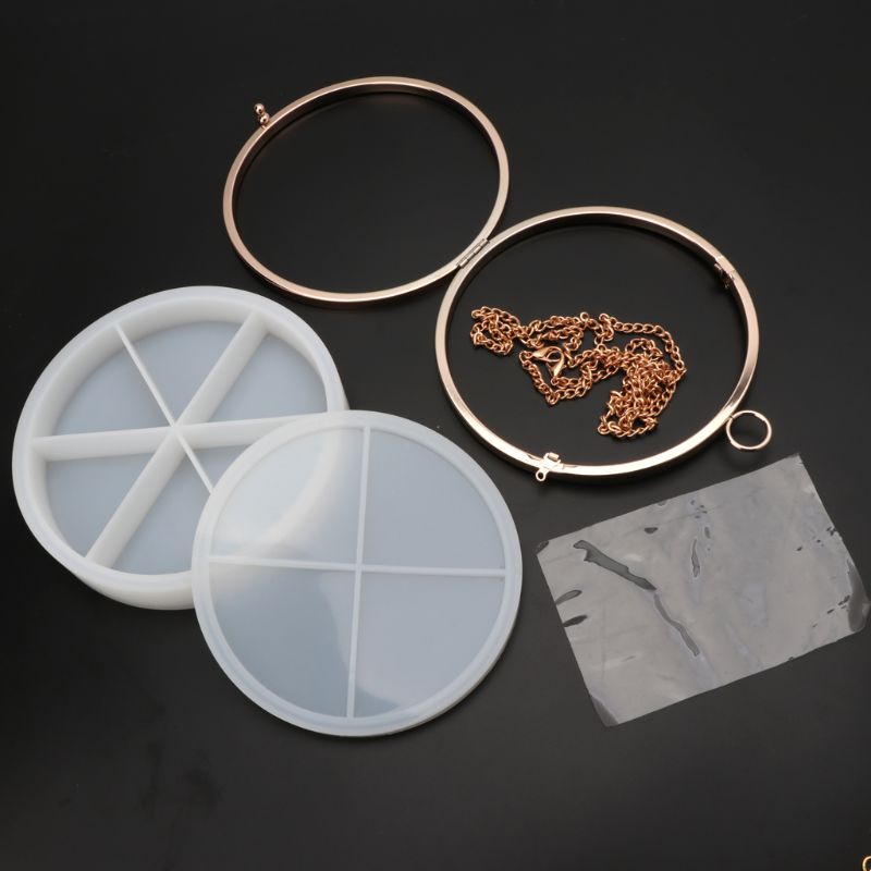 Sa Khuôn Silicon Hình Chữ Nhật Làm Túi Lắc Epoxy Resin DIY