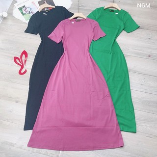 Đầm thun maxi phom dài