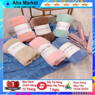 Khăn mặt lông cừu xuất hàn siêu mềm mịn-ahamarket
