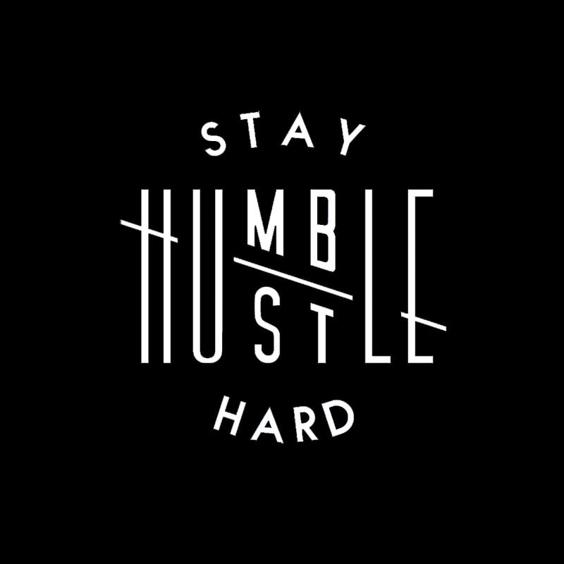 Miếng Dán Trang Trí Xe Hơi In Chữ &quot;Stay Humble Hustle&quot; Chất Lượng Cao 13cmx13.1cm