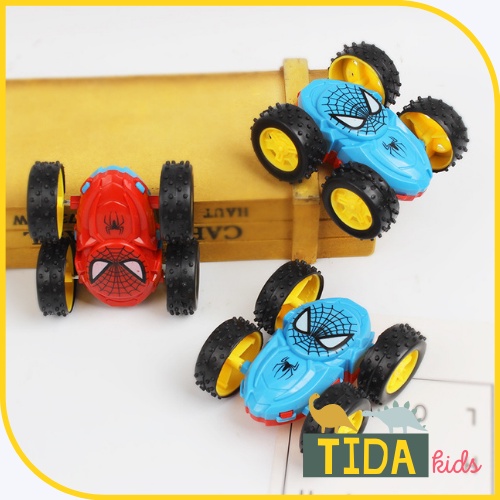 Xe Ô Tô Đồ Chơi Siêu Nhện Spider Quán Tính Chạy Đà Cho Bé Nhựa ABS An Toàn Giá Tốt, Đồ Chơi Ô Tô TiDa Kids Shop