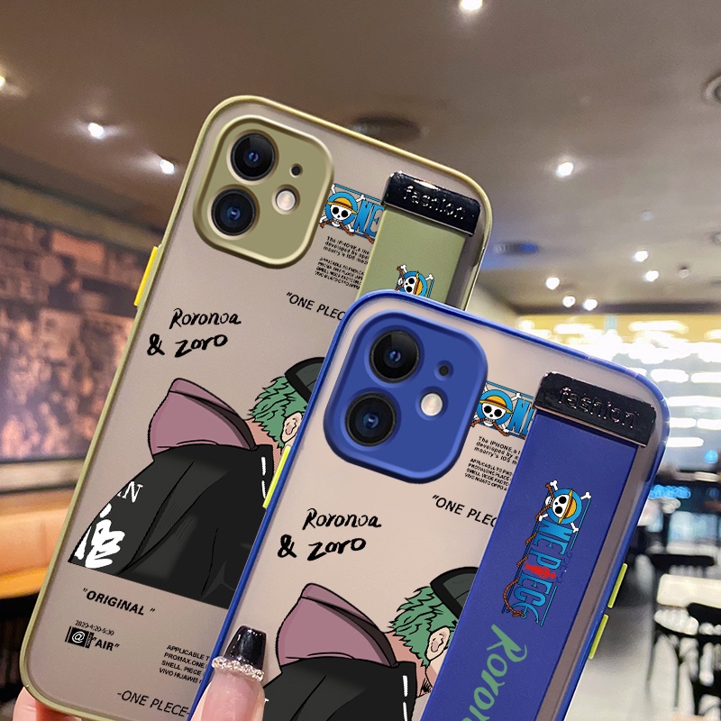 Ốp Điện Thoại Silicon Mỏng Mềm Họa Tiết Roronoa Zoro Gắn Dây Đeo Cổ Tay Chống Sốc Cho OPPO Reno 2 Reno2 F Reno 2Z 2F