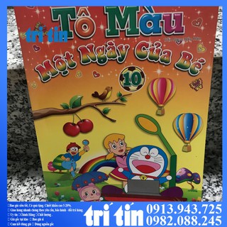Tập tô màu doremon - doraemon [HÌNH THẬT+VIDEO]
