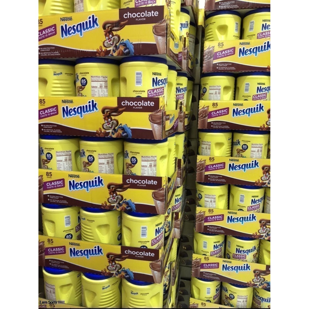 [CHÍNH HÃNG] SỮA BỘT SOCOLA NESQUIK 1,18Kg của Mỹ