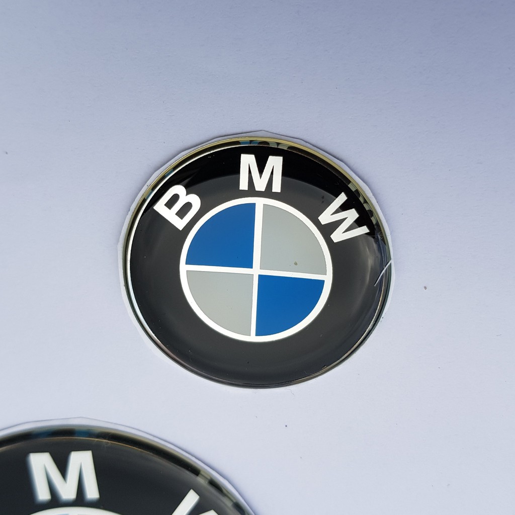 [Mã LIFEAUMAY giảm 10% tối đa 30k đơn 150k] Tem nổi 3D dán xe Logo BMW nhiều size