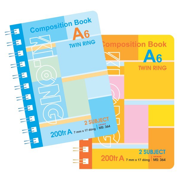 Sổ lò xo kép A6 Klong 200 trang 364