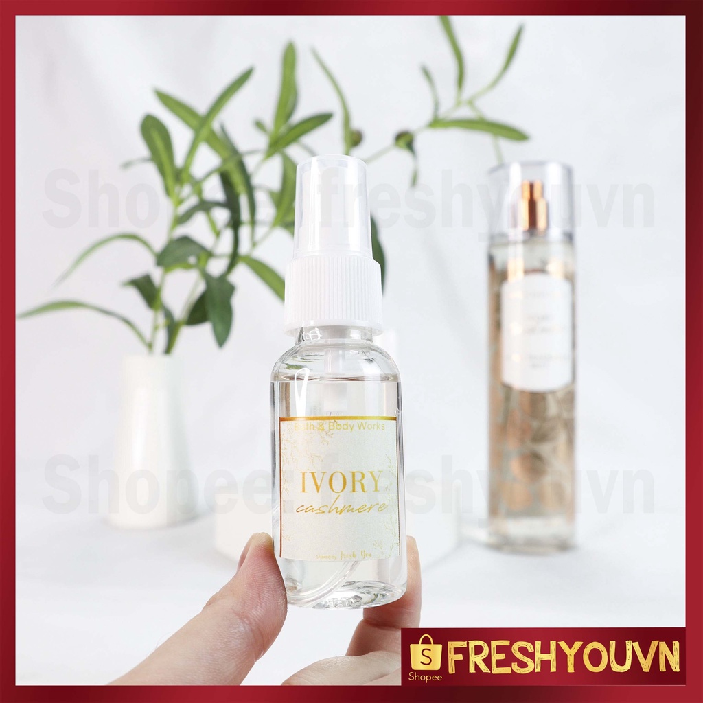Ivory Cashmere - Xịt thơm toàn thân body mist Bath & Body Works khác  - Gỗ  -  BST Autumn Heirloom | BigBuy360 - bigbuy360.vn