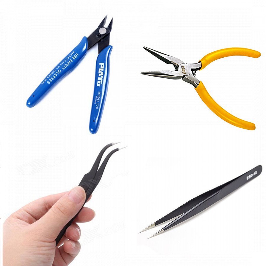 Bộ dụng cụ lắp ráp mô hình 3D kim loại bằng thép cơ bản