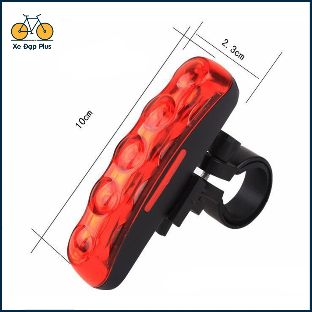 Đèn LED cảnh báo ban đêm gắn sau yên Xe Đạp Siêu Sáng - Chống nước tốt -D05