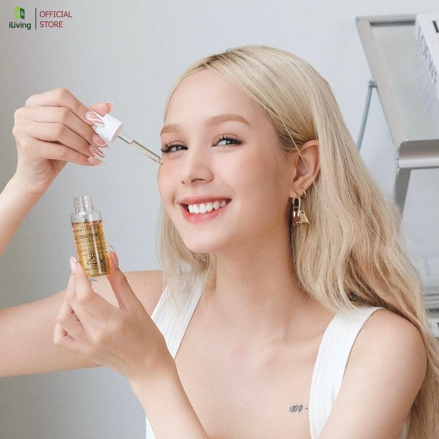 Serum giảm mụn phục hồi da S.O.B Tea Tree Serum 30ml ILIVING-SOBSR30